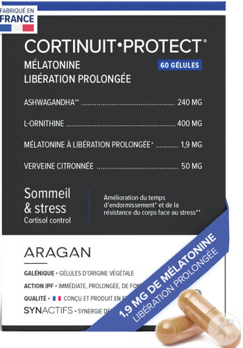 Aragan CortiNuit Protect Sommeil Et Stress 60 Gélules