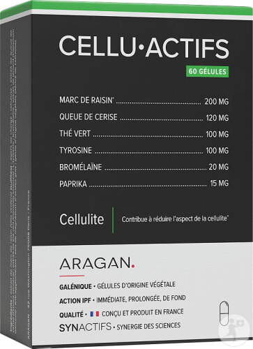 Aragan Synactifs Celluactifs Cellulite 60 Gélules
