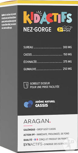 Aragan Synactifs Kidactifs Nez-Gorge 125ml