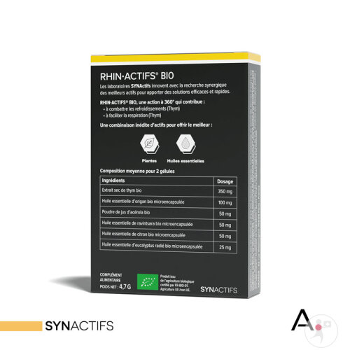 Aragan Synactifs Rhinactifs Bio Respiratoire 10 Gélules-2