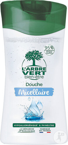 Arbre Vert Crème De Douche Micellaire À L'Eau Florale De Bleuet 260ml