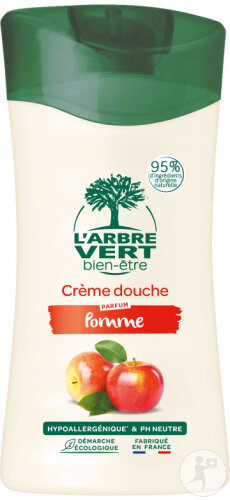Arbre Vert Crème Douche Aux Extraits De Pomme Flacon 250ml