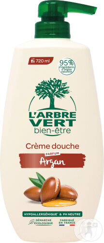 Arbre Vert Crème Douche Nourrissant Aux Extraits D'Argan 720ml