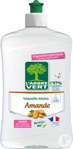 Arbre Vert Vaisselle Mains Amande 500ml