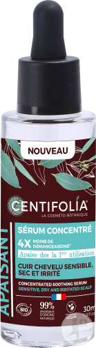 Centifolia Sérum Concentré Apaisant Cuir Chevelu Sensible Bio 30ml