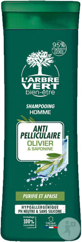 Arbre Vert Shampoing Homme Anti-Pelliculaire Flacon 250ml