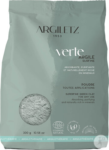 Argiletz Argile Verte Surfine Poudre Sachet 300g
