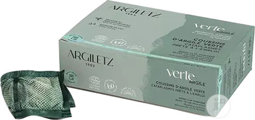 Argiletz Coussin D'Argile Verte Prêt à Emploi 36 Pièces