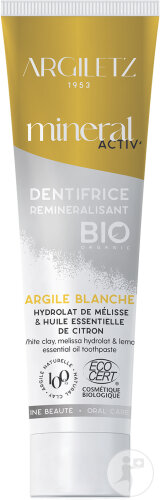 Argiletz Dentifrice Huile Essentielle Citron Bio Tube 75ml