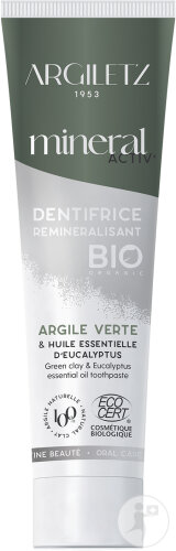 Argiletz Dentifrice Huile Essentielle Eucalyptus Bio Tube 75ml