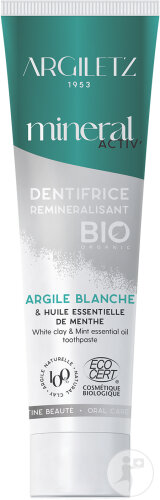 Argiletz Dentifrice Huile Essentielle Menthe Bio Tube 75ml