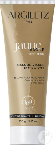 Argiletz Masque Argile Jaune Prête À L'Emploi Visage Peaux Mixtes Tube 100g