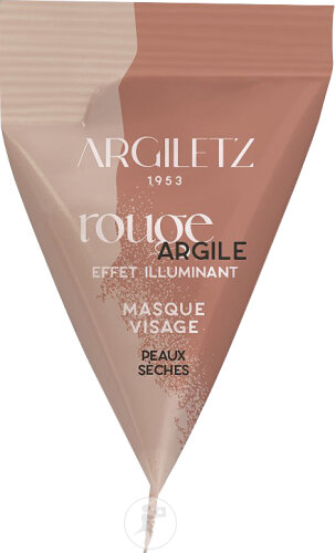 Argiletz Masque Argile Rouge Visage Berlingot 15ml