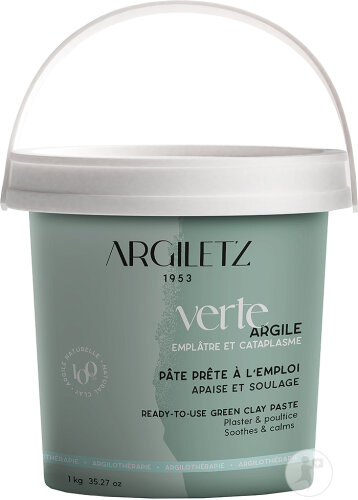 Argiletz Pâte Argile Verte Prêt À L'Emploi Pot 1kg