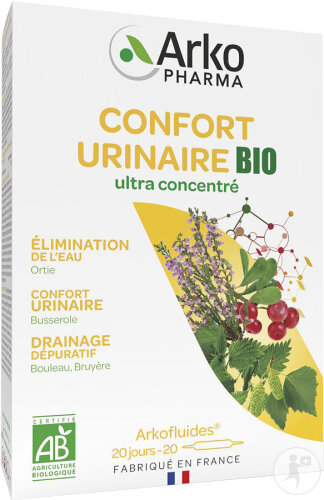 Arkofluides Bio Confort Urinaire Ultra Concentre 20 Ampoules