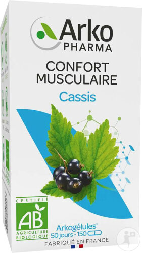 Arkogélules Bio Cassis Confort Musculaire 150 Gélules