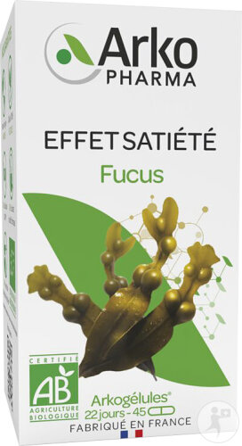 Arkogélules Bio Fucus Effet Satiété 45 Gélules Végétales