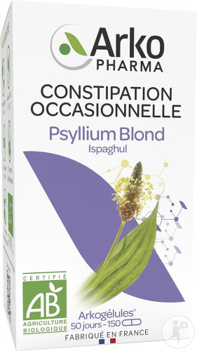 Arkogélules Bio Ispaghul Psyllium Blond Transit Intestinal 150 Gélules