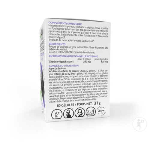 Arkogélules Charbon Végétal Bio 80 Gélules-3