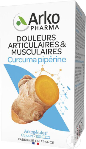 Arkogélules Curcuma + Pipérine 130 Gélules