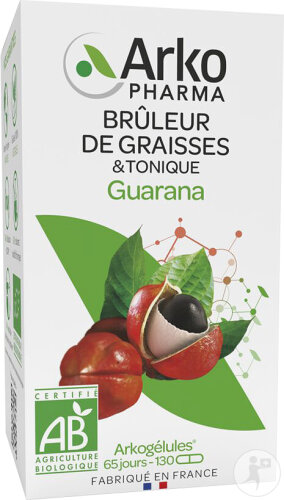Arkogélules Guarana Bio 130 Gélules