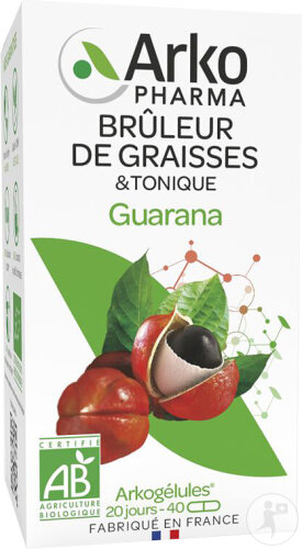 Arkogélules Guarana Bio 40 Gélules