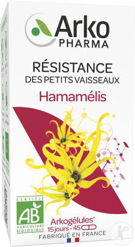 Arkogélules Hamamélis Bio 45 Gélules