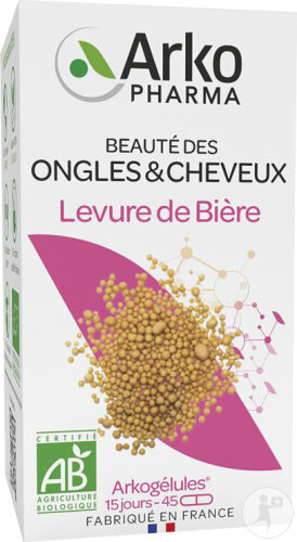 Arkogélules Levure de Bière Bio 45 Gélules
