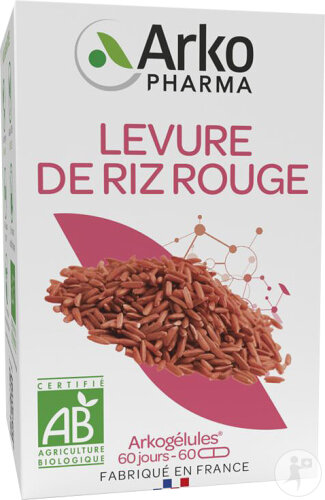 Arkogélules Levure De Riz Rouge Bio 60 Gélules