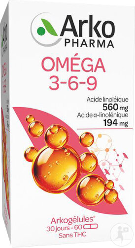 Arkogélules Oméga 3-6-9 60 Capsules