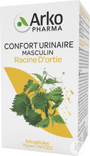 Arkogélules Racine D'Ortie Confort Urinaire Masculin 150 Capsules