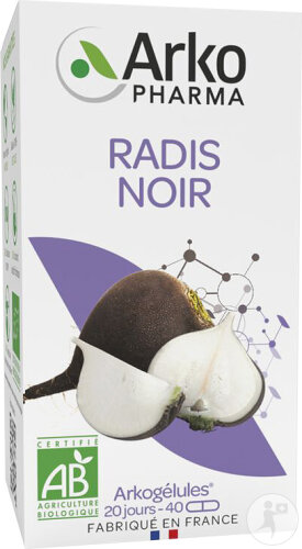 Arkogélules Radis Noir Bio 40 Gélules