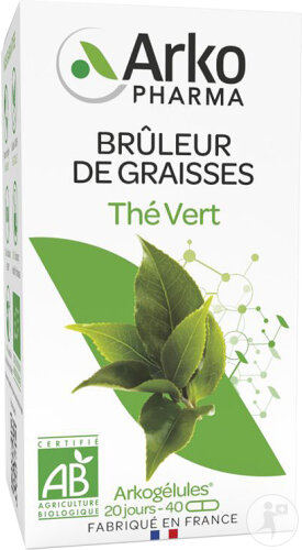 Arkogélules Thé Vert Bio 40 Gélules