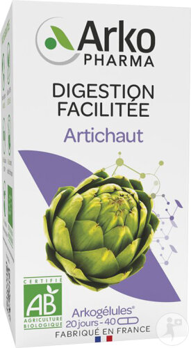 Arkopharma Arkogélules Artichaut Confort Digestif Bio 40 Gélules
