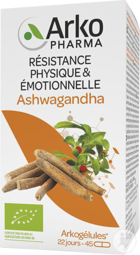 Arkopharma Arkogélules Ashwagandha Bio 45 Gélules