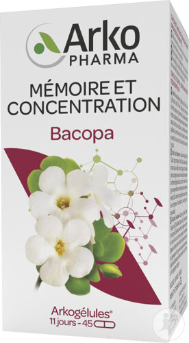 Arkopharma Arkogélules Bacopa 45 Gélules Végétales