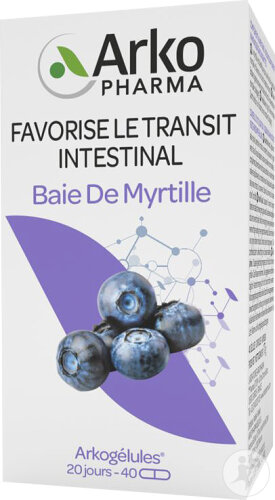 Arkopharma Arkogélules Baie De Myrtille 40 Gélules