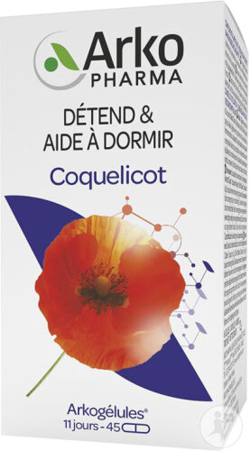 Arkopharma Arkogélules Coquelicot 45 Gélules Végétales