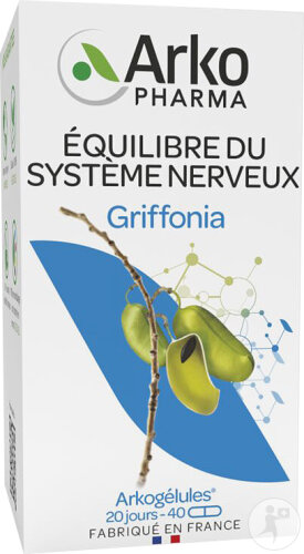 Arkopharma Arkogélules Equilibre Système Nerveux Griffonia 40 Gélules