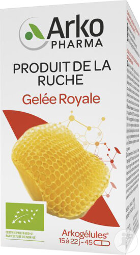 Arkopharma Arkogélules Gelée Royale Produit De La Ruche Bio 45 Gélules