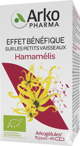 Arkopharma Arkogélules Hamamélis Bio 45 Gélules