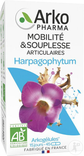 Arkopharma Arkogélules Harpagophytum Mobilité Et Souplesse Articulaire Bio 45 Gélules