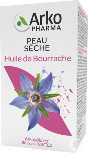 Arkopharma Arkogélules Huile De Bourrache Peau Sèche 180 Gélules
