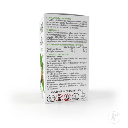 Arkopharma Arkogélules Konjac Bio 45 Gélules-3