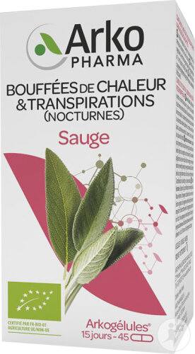 Arkopharma Arkogélules Sauge Bio 45 Gélules