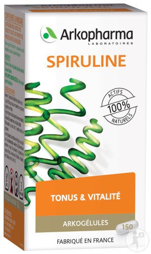 Arkopharma Arkogélules Spiruline 150 Gélules Végétales