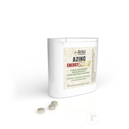 Arkopharma Azinc Energy Pocket Caféine Et Vitamine C 60 Mini-Comprimés-2