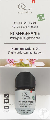 Aromalife Top Géranium Huile Essentielle Bio Flacon 5ml