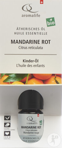 Aromalife Top Mandarine Rouge Huile Essentielle Bio Flacon 5ml