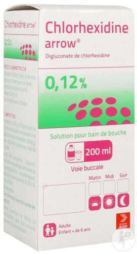 Arrow Chlorhexidine 0,12% Solution Pour Bain De Bouche 200ml